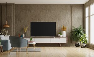 MAKE YOUR TELEVISION BECOME A PART OF THE INTERIOR