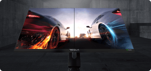 Tesla gaming monitor