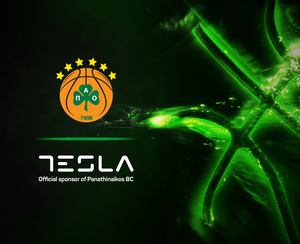 WE’RE ENTERING THE THIRD SEASON OF TESLA & PANATHINAIKOS B.C. SPONSORSHIP!