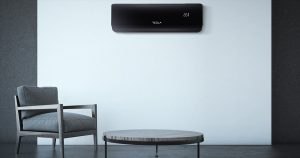 Crni klima uređaj je savršen izbor za prostore koji sleduju moderni minimalistički dizajn. 