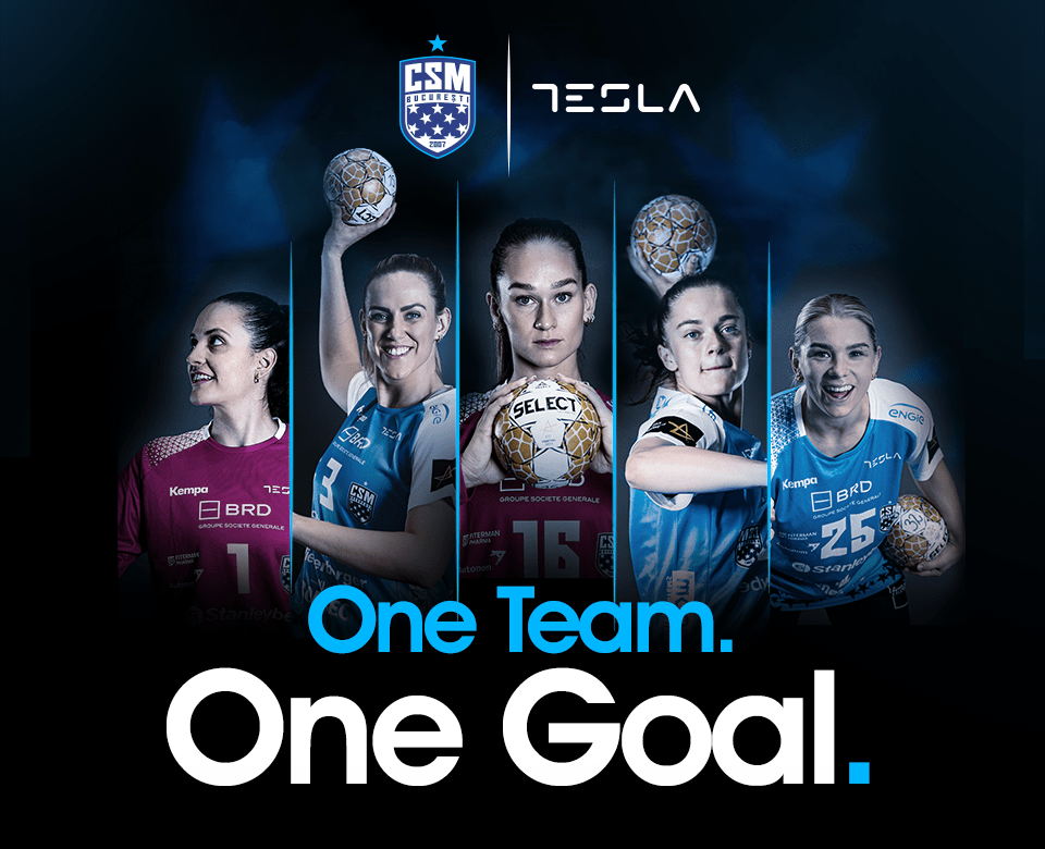 TESLA CONTINUES AS OFFICIAL SPONSOR OF CSM BUCHAREST WOMEN’S HANDBALL TEAM!