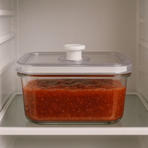Use vacuum containers for maximum freshness in fridge