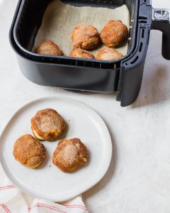 Quick Air Fryer gingerbread cookies